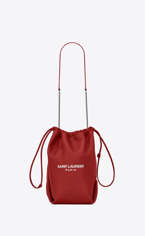 Teddy pouch in lambskin